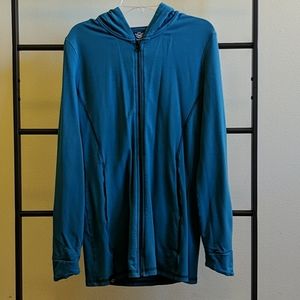 Moosejaw Hoodie Size S Blue/green